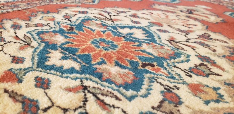 Exquisite Antique Cr1930-1939's Natural Dye Wool Pile Kayseri Rug 3' × 5'10'' gallery