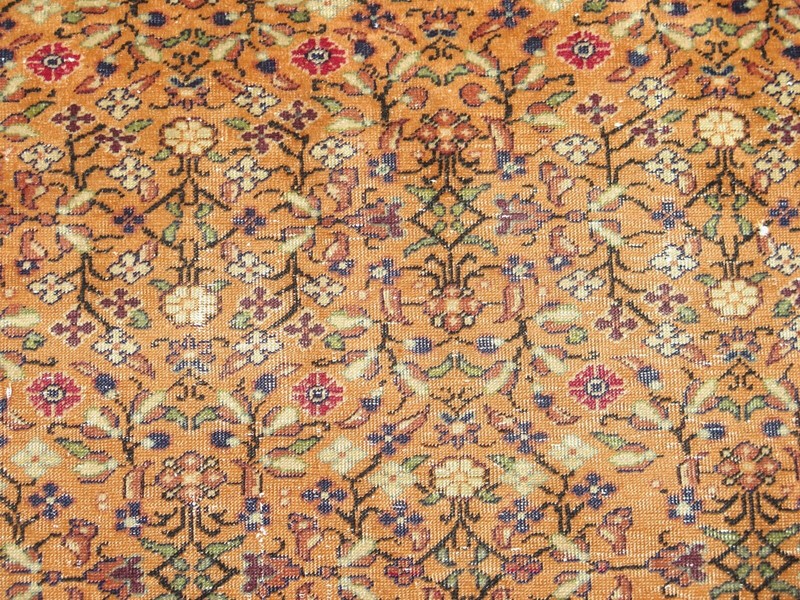 Turkish Rug, Area Rugs 8x12, Handmade Floor Carpet, Keseria Wool Rug 100"X139" gallery