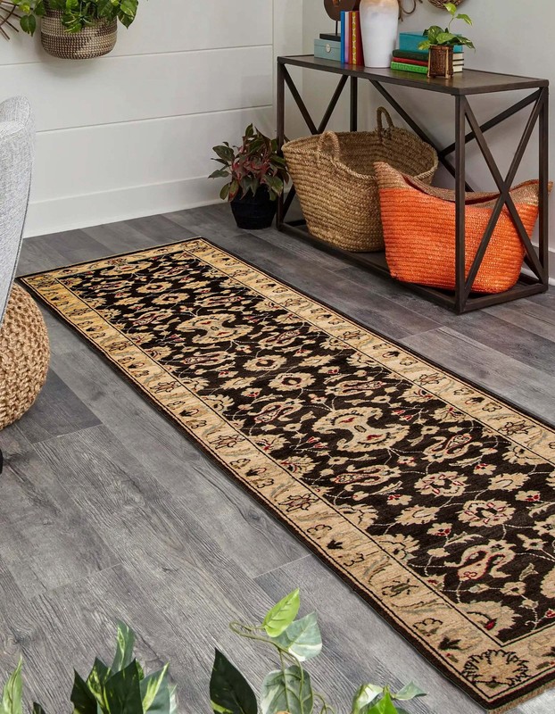 Vintage Hand-knotted Runner Rug 2'7" x 7'9" Traditional Oriental Wool Carpet gallery