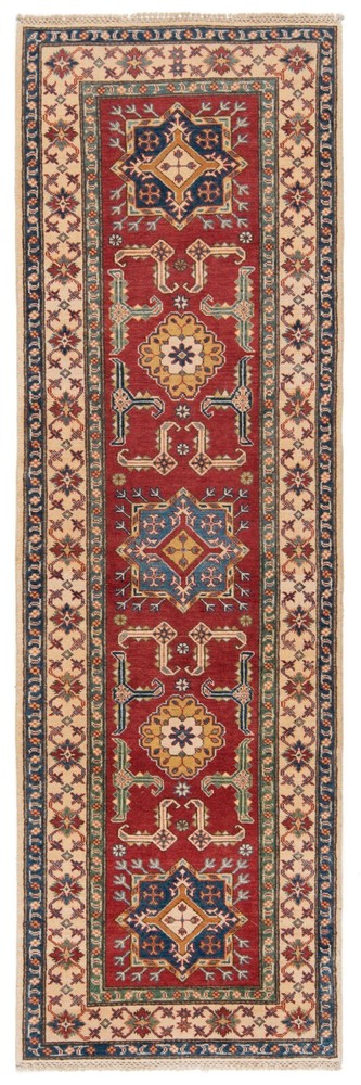 Kazak 288x84 cm Hand Knotted Oriental Fine Nomadic Carpet Rug Runner