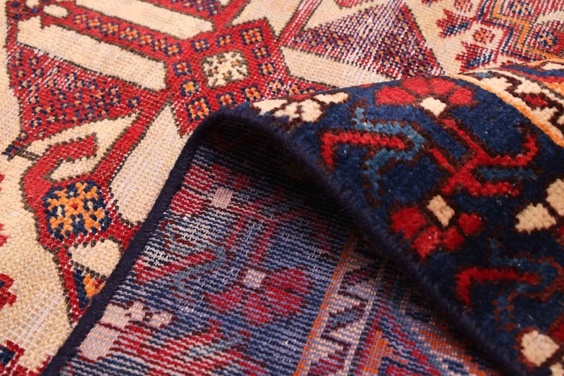 Vintage Hand-Knotted Area Rug 4'2" x 6'7" Traditional Wool Carpet gallery