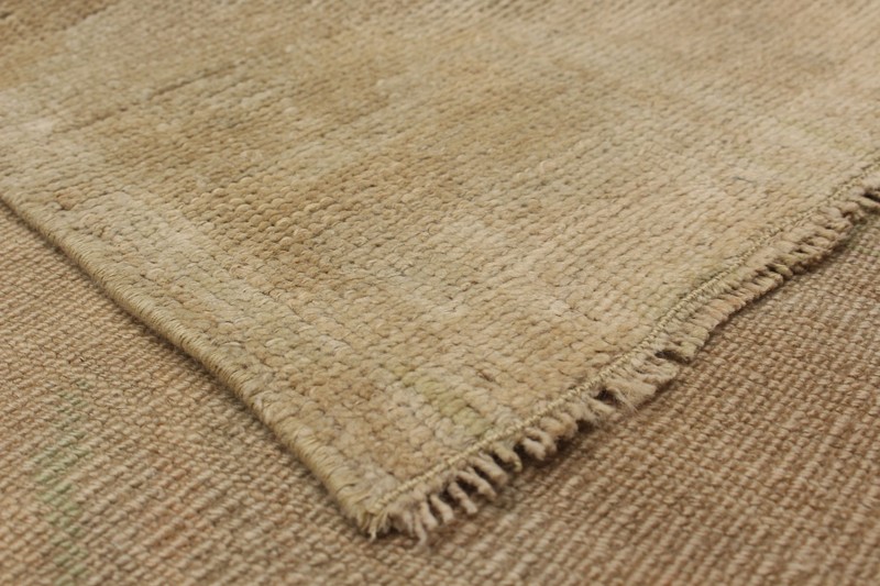 Vintage Hand-Knotted Area Rug 5'0" x 10'1" Traditional Oriental Wool Carpet gallery