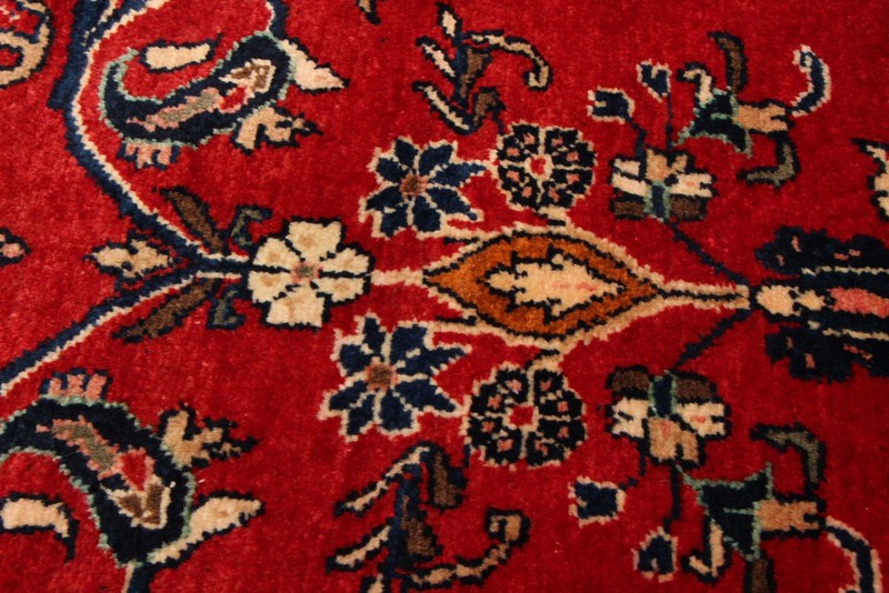 2'11" x 12'10" Vintage Hand-knotted Runner Rug Traditional Oriental Wool Carpet gallery