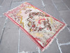 Fabulous Antique Turkish Example Rug 29'' x 49'' Collector's Item Worn Wall Rug gallery