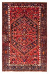 Traditional Vintage Hand-Knotted Area Rug 4’3″ x 6’7″ Oriental Wool Carpet