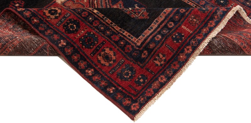 Koliai 295x121 cm Black Oriental Hand Knotted Rug Carpet Rectangle Runner gallery