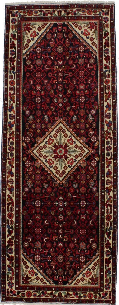 Handmade Vintage Tribal Oriental Wool Runner Rug Wide Hallway Kitchen 4X10 ft
