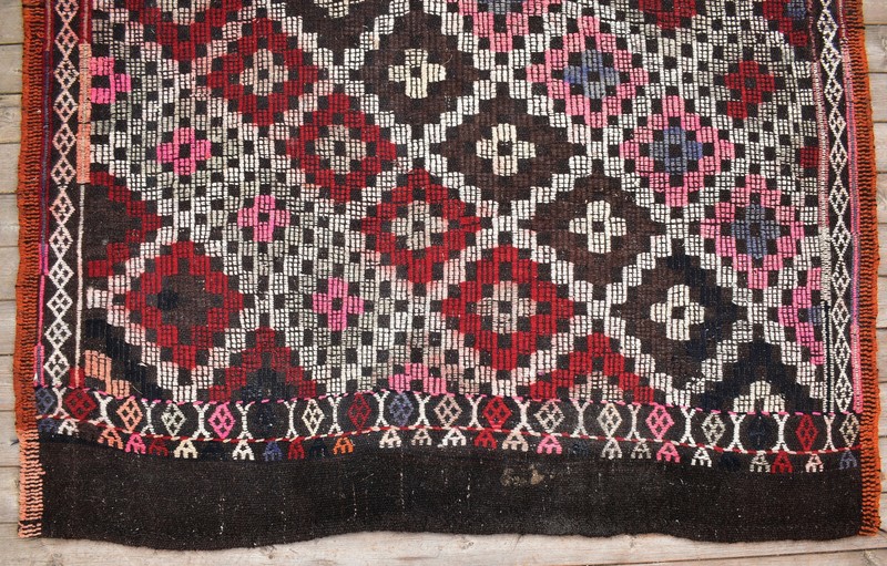 Turkish Kilim 58''x89'' Handwoven Adana Cicim Kilim 150x228cm Vintage Tent Rug gallery