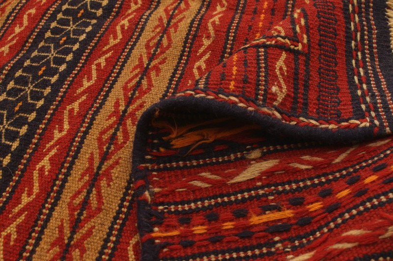 Vintage Hand Woven Area Rug 3'4" x 5'4" Traditional Wool Oriental Carpet gallery