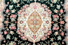 8X10 BREATHTAKING MASTERPIECE 400KPSI 50RAJ HAND KNOTTED SILK & WOOL TABRIZZ RUG