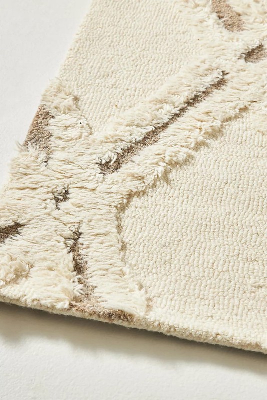 hand tufted rug wool area rug modern loop and cut carpet diamond design rug gallery