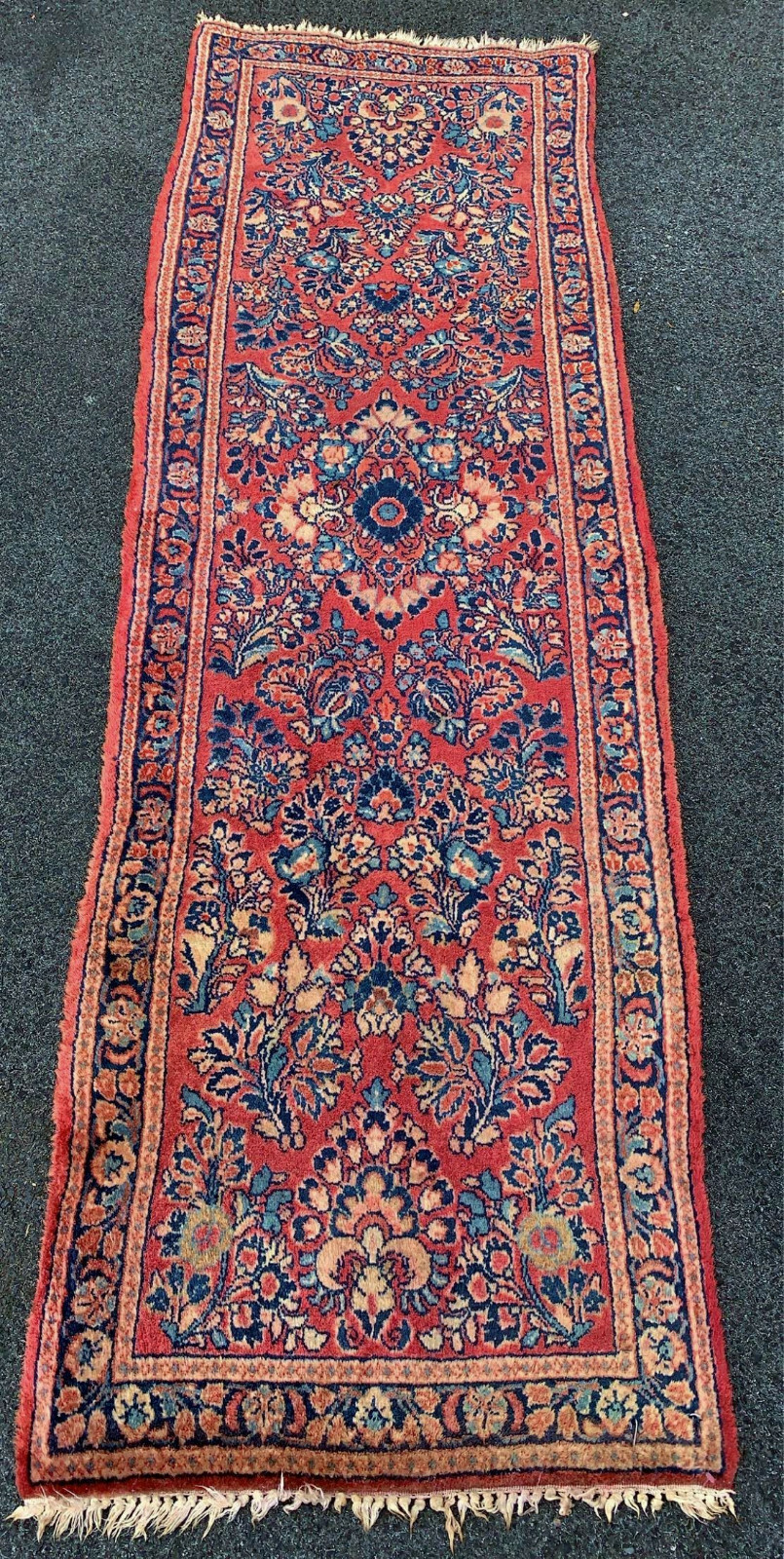 ANTIQUE AMERICAN SAROUK RUNNER 2'6"x6'3" FT gallery