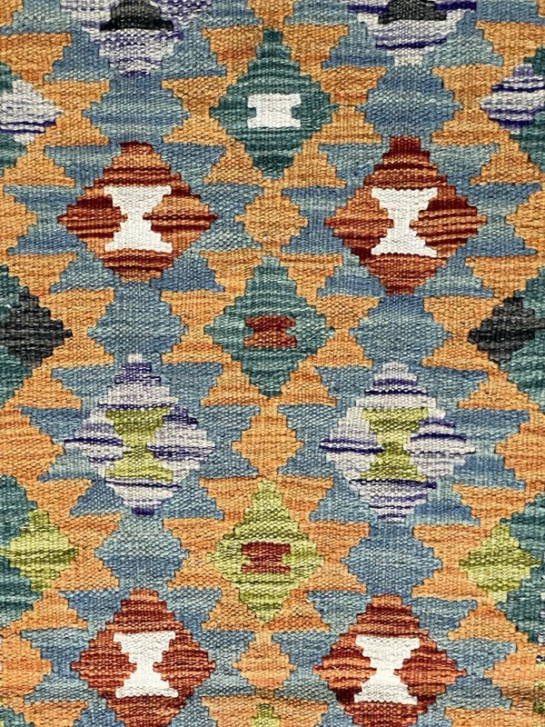 Vintage Kilim Traditional Hand Made Oriental Wool Kilim 5ftx3.2ft 150cmx102cm gallery