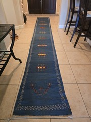Authentic Vintage Moroccan Berber RunnerRunner 27. Inches wide, 16. 5 ft long