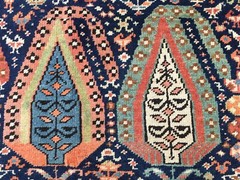 ANTIQUE CAUCASIAN ( GENDJE ) Runner LATE 19th CENTURY Size : 3′ 10″ x 9′ 6″
