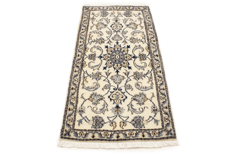Handmade Wool Oriental Rug Cream Classic Floral Entryway Carpet Decor 2'3X4'6 ft gallery