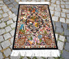 Silk Bamboo Rug 100 % Bamboo Silk Rug 2 x 3 ft Home Decor Rug Bamboo Wall Rug gallery