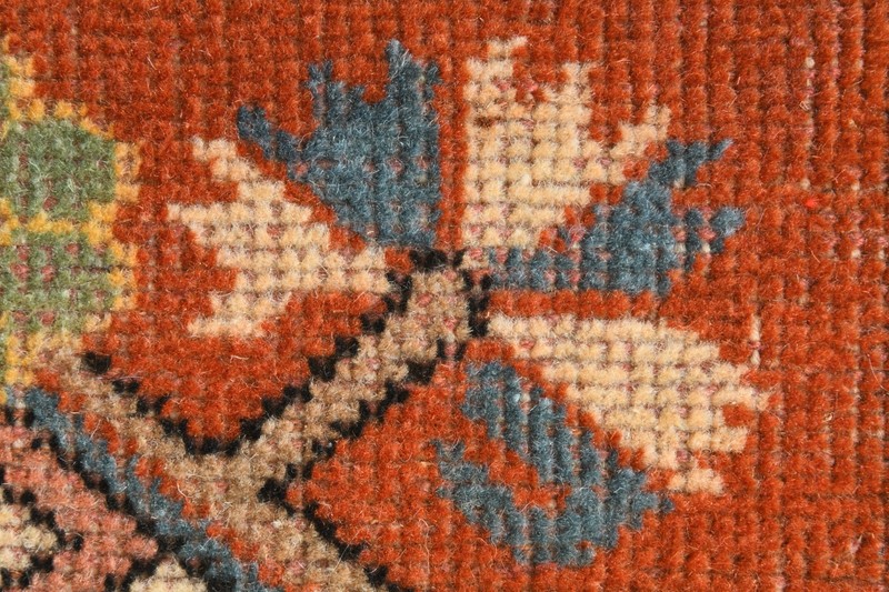 3x4 Turkish Antique Rug Anatolian Hand-Knotted Vintage Oushak Small Carpet,878 gallery