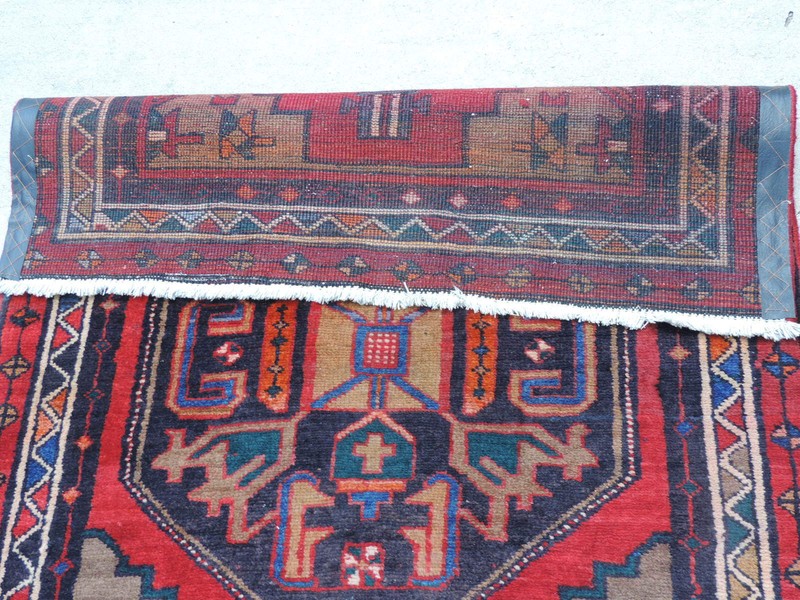 4x13ft. Handwoven Tribal Sarab Geometric Wool Runner gallery