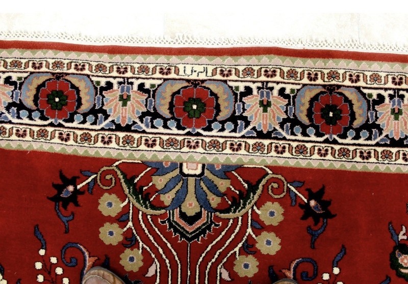 9X6 MASTERPIECE MINT 200+KPSI HAND KNOTTED VEGETABLE DYE SAROUKK SOFT WOOL RUG gallery
