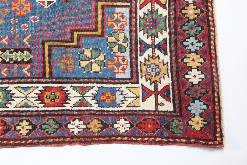 Authentic Caucasian Shirvan‑Baku Rug – Tribal Geometric Design, Natural Dye, gallery