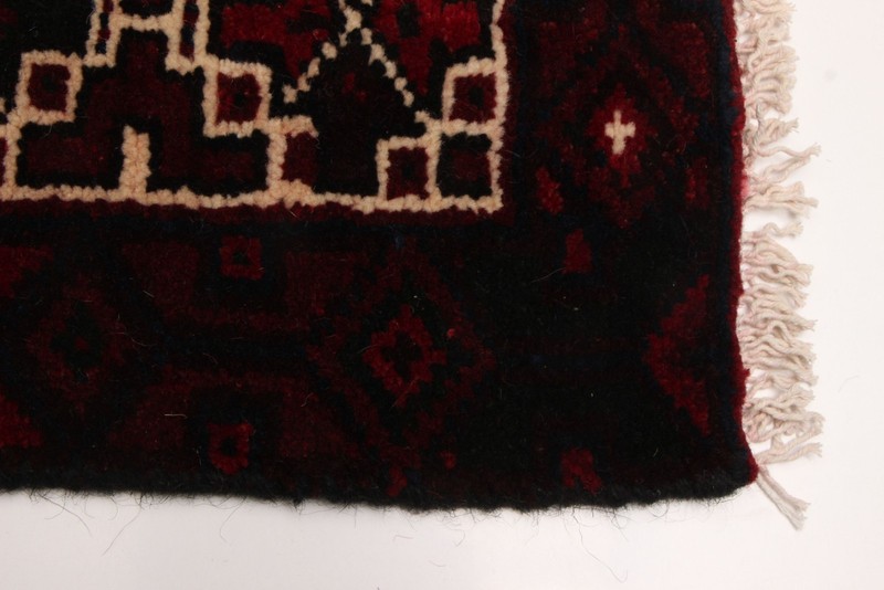 Vintage 3'2" x 4'9" Traditional Hand Knotted Vegetable Dye Wool Area Rug gallery