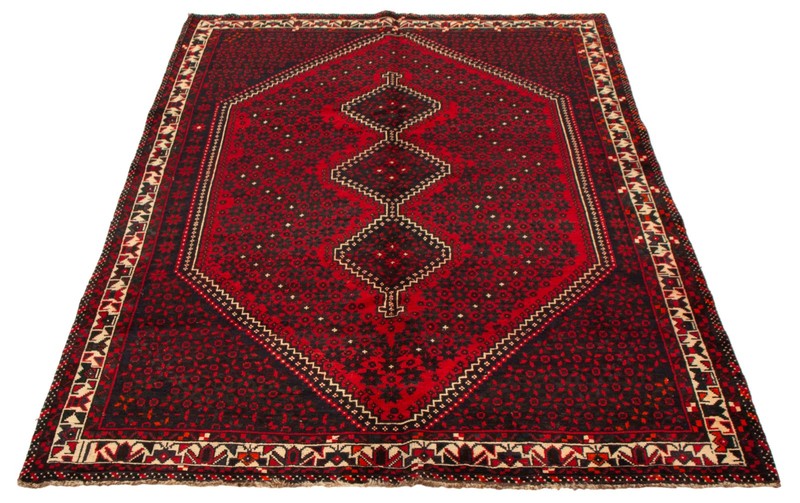 Vintage Hand-Knotted Area Rug 6'6" x 9'5" Traditional Oriental Wool Carpet gallery