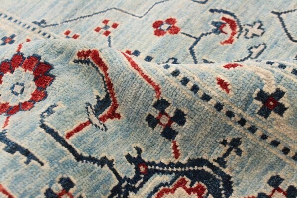 Hand-knotted Rug (Carpet) 8'11X12', Ariana mint condition gallery