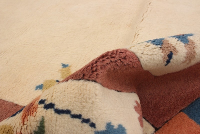 Vintage Hand-Knotted Area Rug 4'3" x 6'5" Traditional Wool Carpet gallery