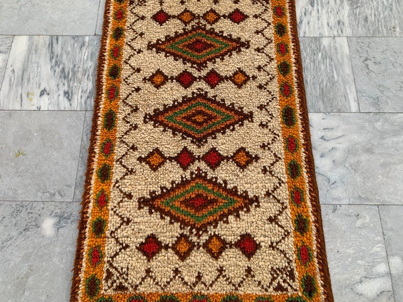 Vintage Mid-Century Scandinavian: Long-Pile Rya Shags, Traditional Rug (2x4 ft.) gallery