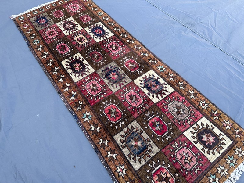1'10 x 4'11 Vintage Turkmen Bukhara Soft Wool Tribal Rug Handmade Laundry Rug gallery