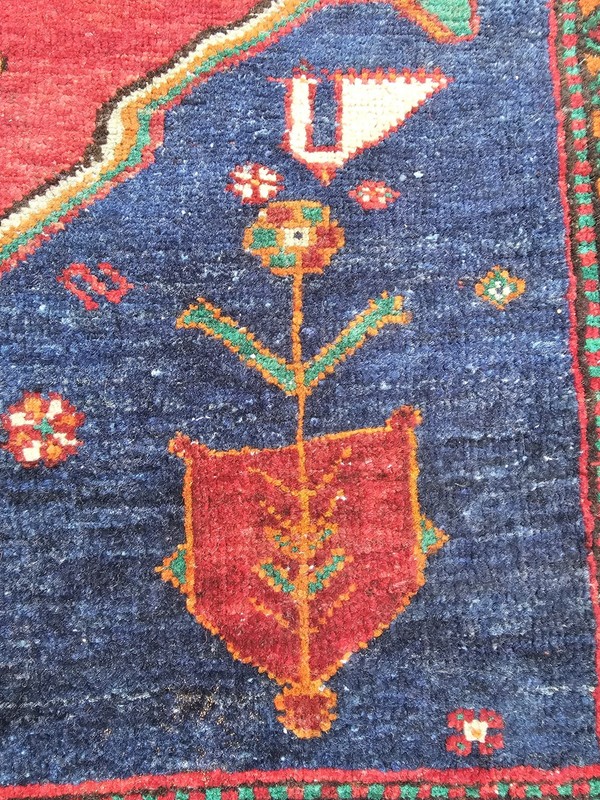5.7 x 9.8 ANTIQUE KAZAK VINTAGE HERIZ RUG CAUCASIAN SERAPI OUSHAK KAZAK SHIRVAN gallery