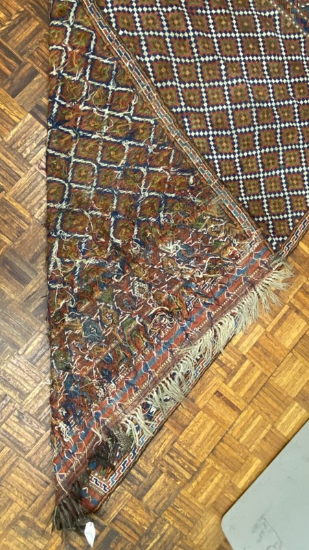 Kurdish Soumac, 5'4 x 8'11", ca. 1890 gallery