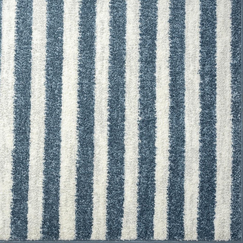 Moroccan Area Rugs Blue Striped Modern Living Room Carpet Quality Large Carpet gallery