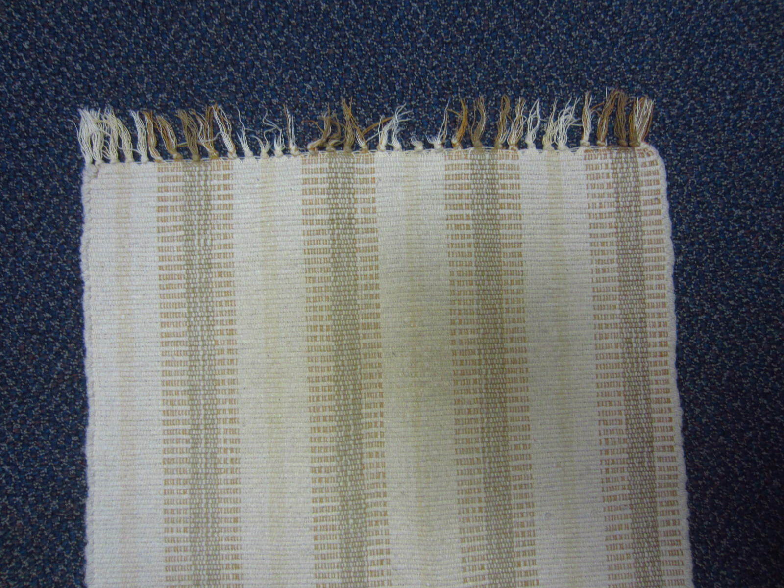 Hand Loom Cloth Rug-Light Brown Color-Vintage gallery