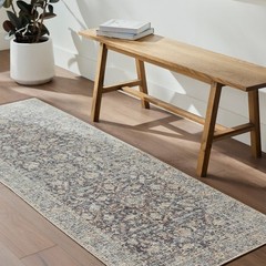 Surya Glenhaven Collection Runner 2’7″x 7’3″ Turkey Vintage Oriental Rug Mat