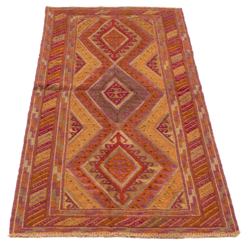 Traditional Vintage Hand-Knotted Area Rug 2'10" x 6'0" Oriental Wool Carpet gallery