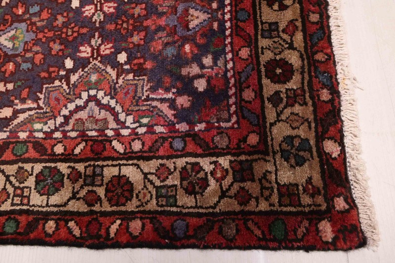 Vintage Hand-knotted Runner Rug 3'2" x 9'8" Traditional Oriental Wool Carpet gallery