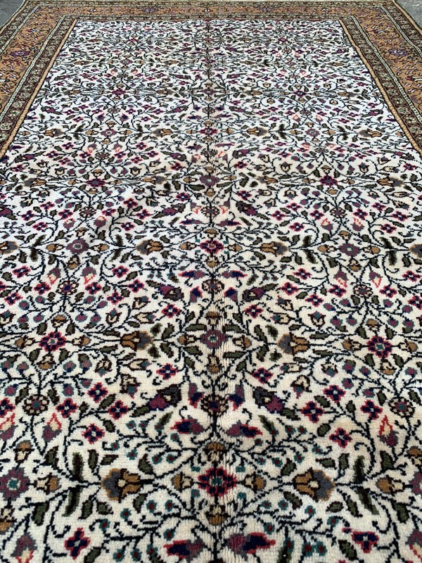 4'10'' x 7'5'' Handmade Carpet Village Rug Organic Rug Natural Carpet.SKU:K1587 gallery