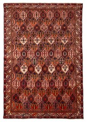 Vintage 6’7″ x 9’3″ Traditional Hand Knotted Vegetable Dye Wool Area Rug