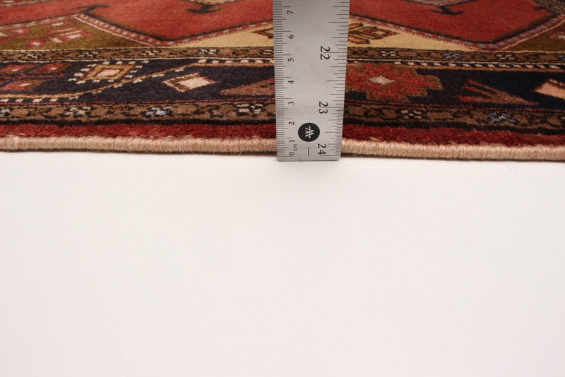 Vintage 3'1" x 6'6" Traditional Hand Knotted Vegetable Dye Wool Area Rug gallery