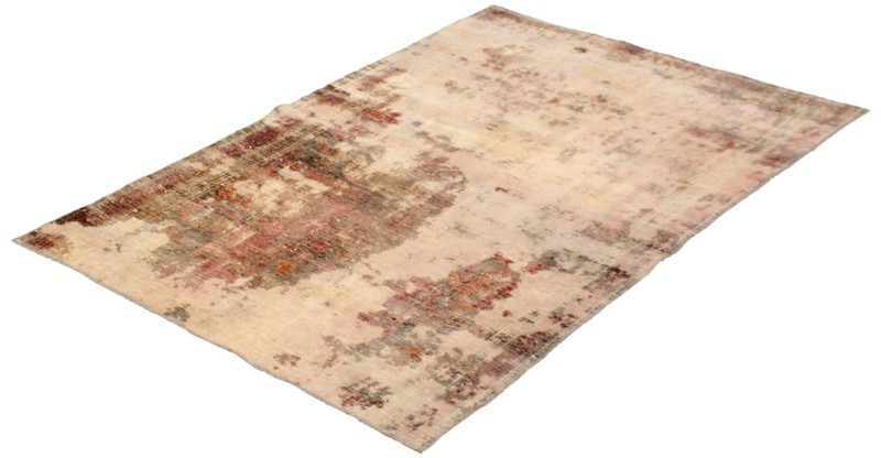 Vintage Traditional Hand-Knotted Area Rug 3'9" x 6'3" Oriental Wool Carpet gallery