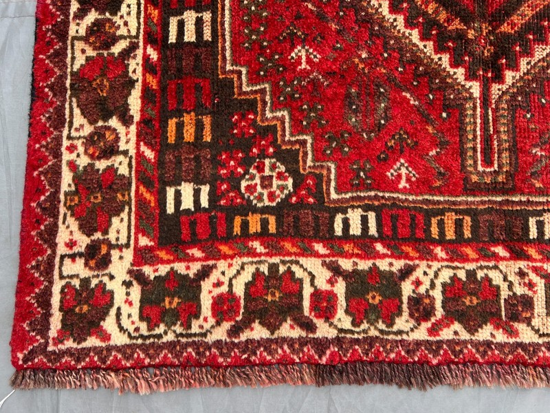 3'5x4'10 ft Vintage Handwoven Persian Inspired Tribal Rug, Bohemian Home Decor gallery