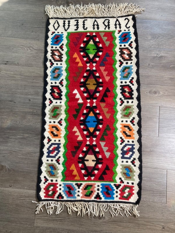 Sarajuevo Hand Loomed Prayer Rug gallery