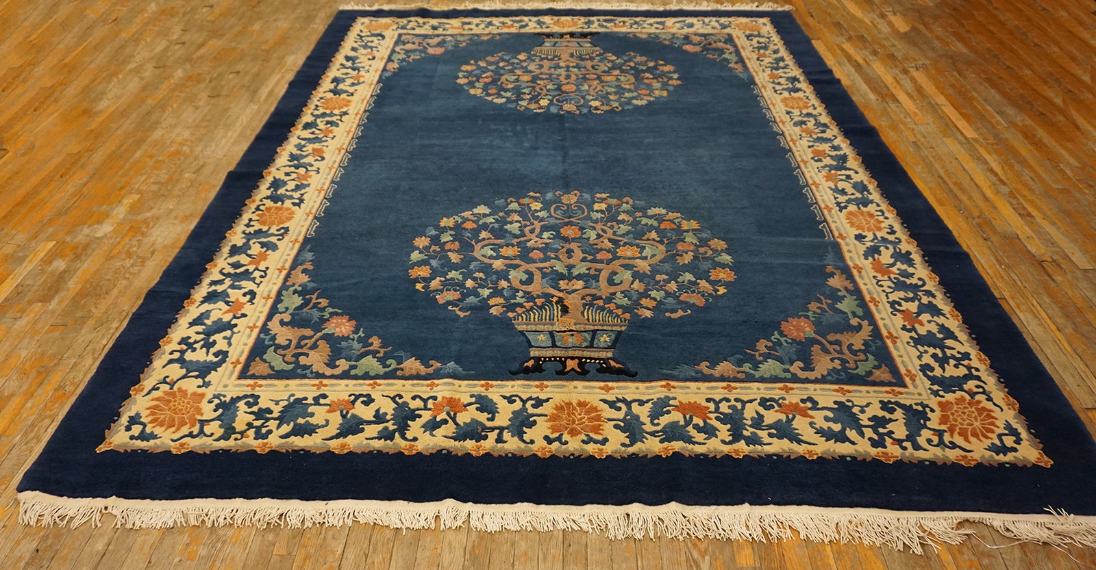 9X12 Antique Chinese Peking Wool Area Rug 1935 gallery