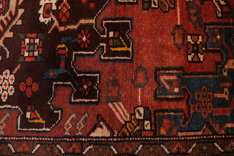 Traditional Vintage Hand-Knotted Area Rug 3'10" x 6'7" Oriental Wool Carpet gallery