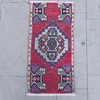 2x3 Turkish Vintage Small Rug Handmade 46 x 93 cm Bath Mat 1.51 x 3.05 ft gallery