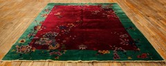 Chinese Art Deco Wool Antique Style Area Rug
