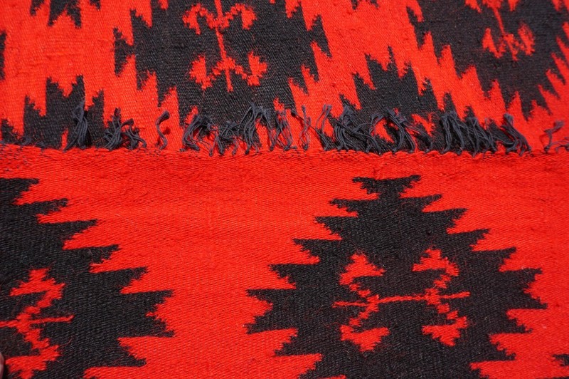 Authentic Vintage Romanian Kilim Rug | Handwoven Wool Folk Carpet | Transylvania gallery