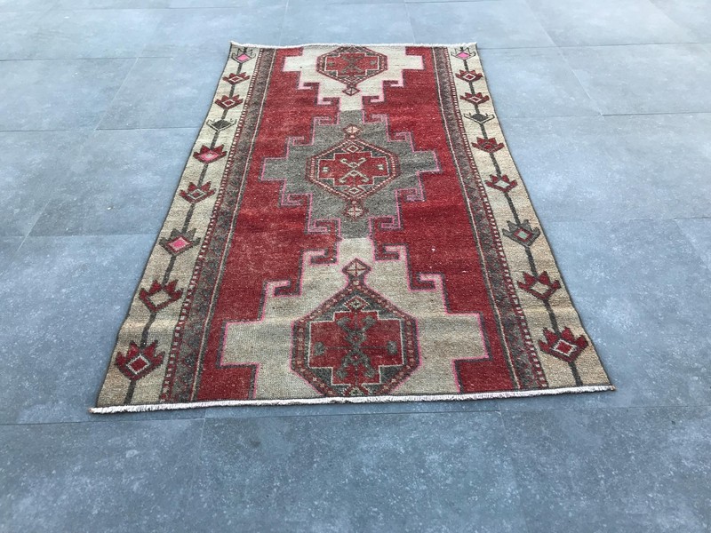 Handmade Rug Turkish Area Rug Vintage Rug Oushak Rug Antique Rug Bohemian Rug gallery